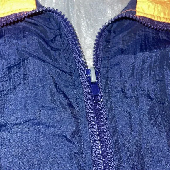 Vtg Chicago Bears lightweight jacket Men L Hilton Tag Windbreaker NFL Football - Picture 6 of 16